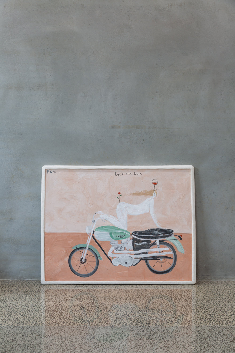 A Wild Lover Framed Painting | By Rizz RizzRizzRizz