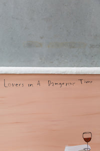 Lovers in a Dangerous Time Painting | By Rizz RizzRizzRizz