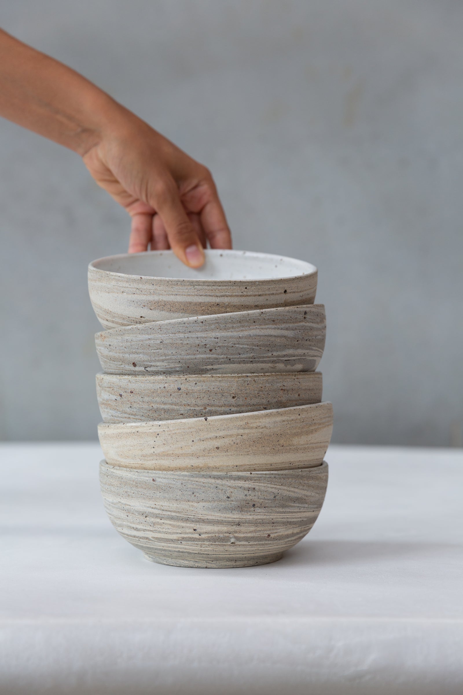 Bowl — Sandy Handmade by Ava Studio — view 4 | Amier Home