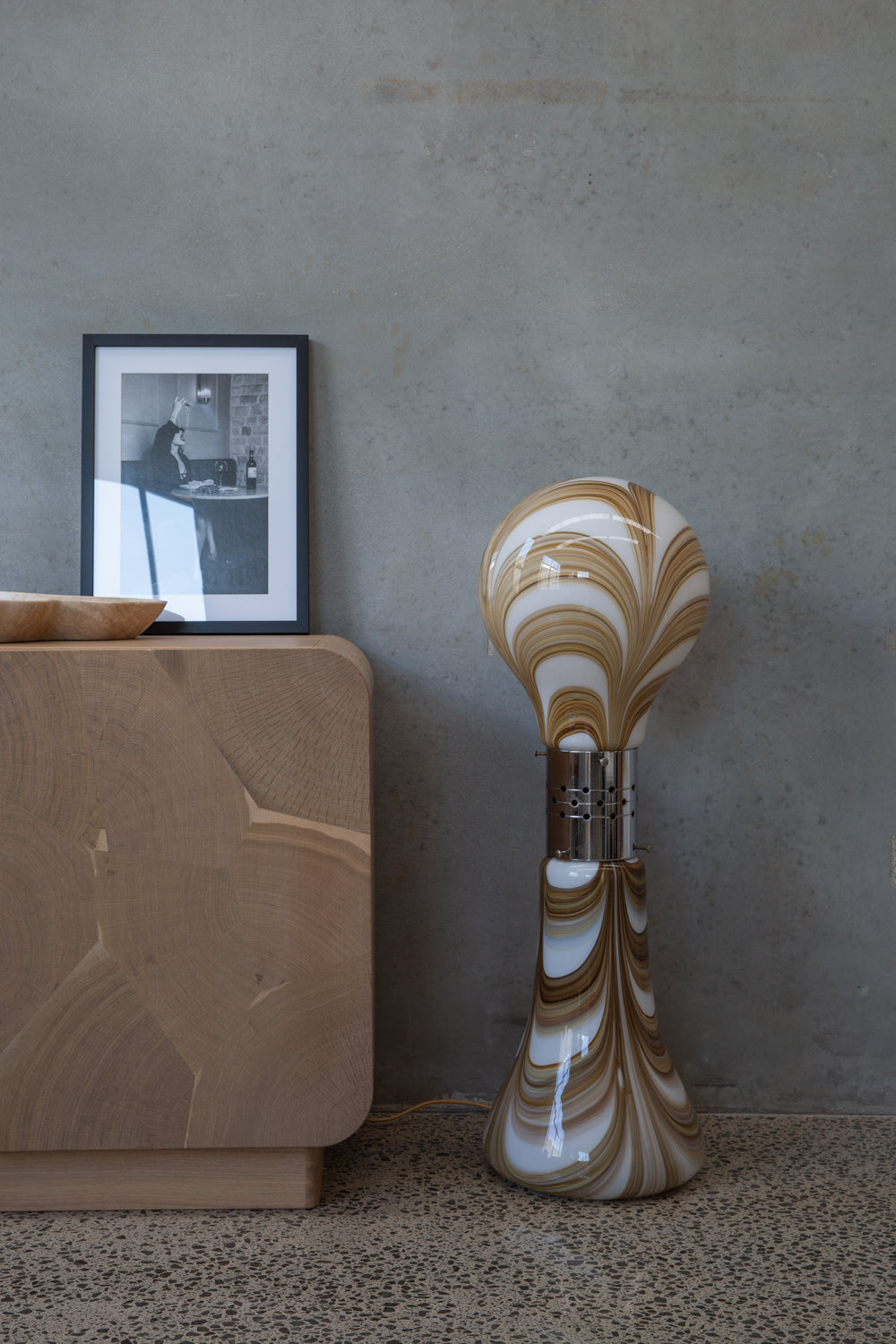 1970s Italian Brillo lamp by Carlo Nason Made in Murano, Venice