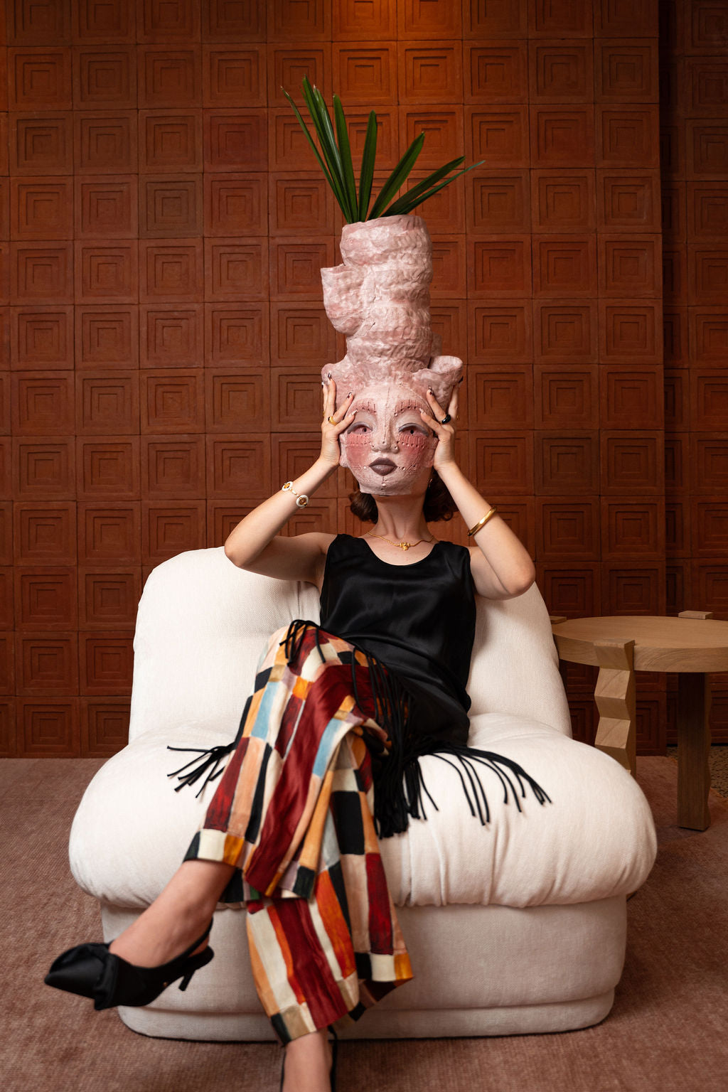 Face — Sculpture by Nebula Craftwork — view 5 | Amier Home