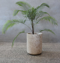 Mediterranean Planter | White Marble Cita Mulya