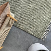 Barbary indigo wool Rug Artisan