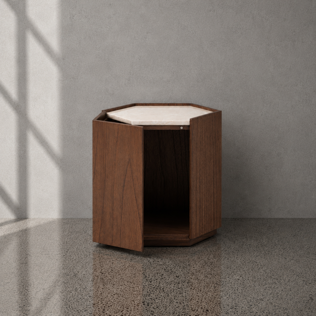 Hexagon — Side Table by Maison Sauvage — view 2 | Amier Home