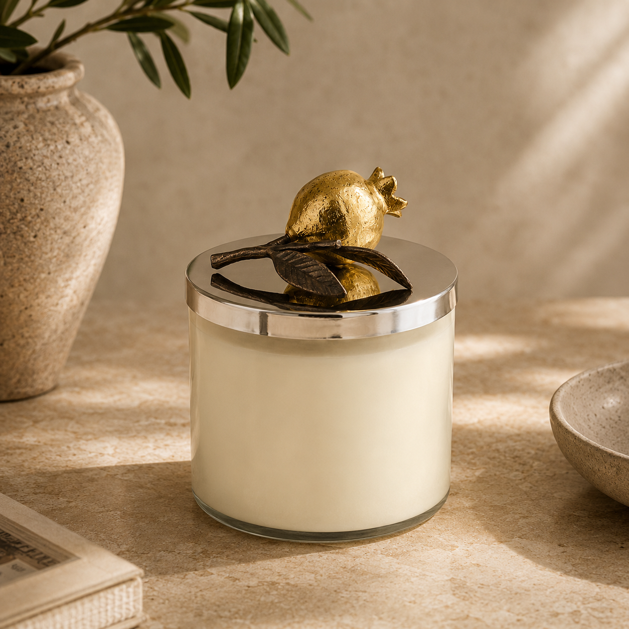 Pomegranate Gold Candle | Michael Aram Michael Aram