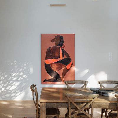 Lost in Time Painting — By Natasha Bakhshov | Amier Home