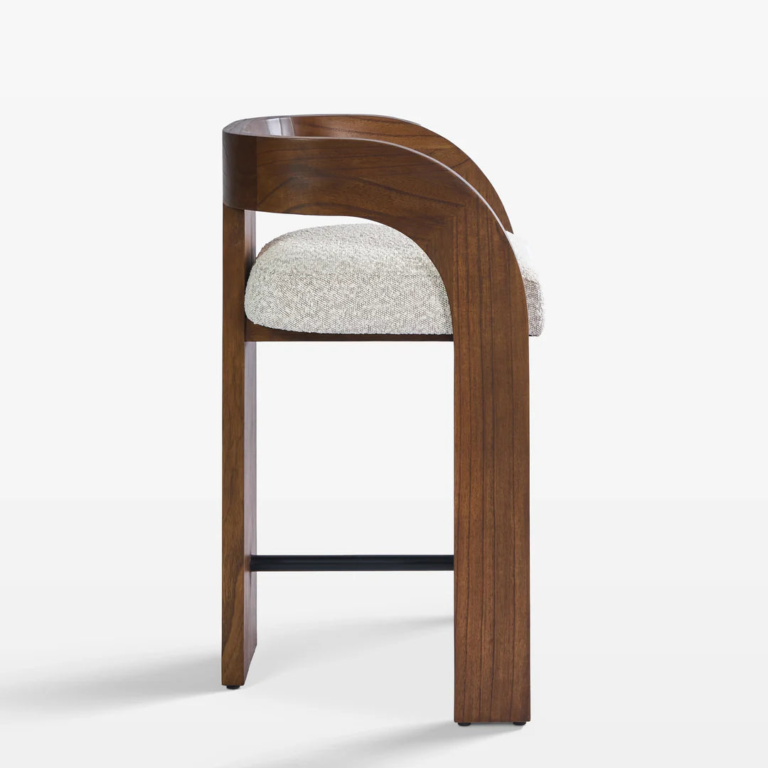 Marvi — Bar Stool by Maison Sauvage — view 8 | Amier Home