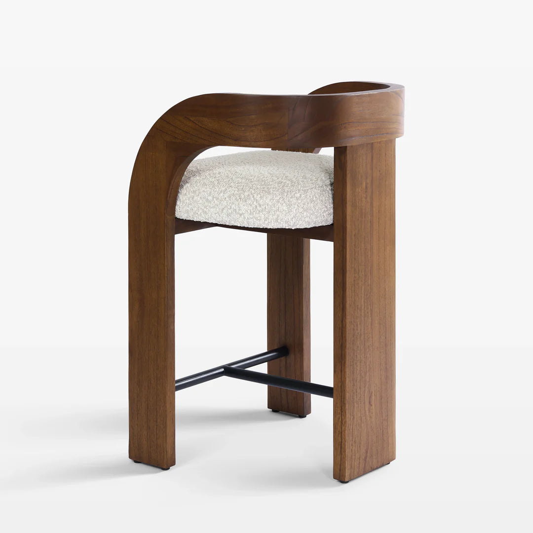 Marvi — Bar Stool by Maison Sauvage — view 7 | Amier Home