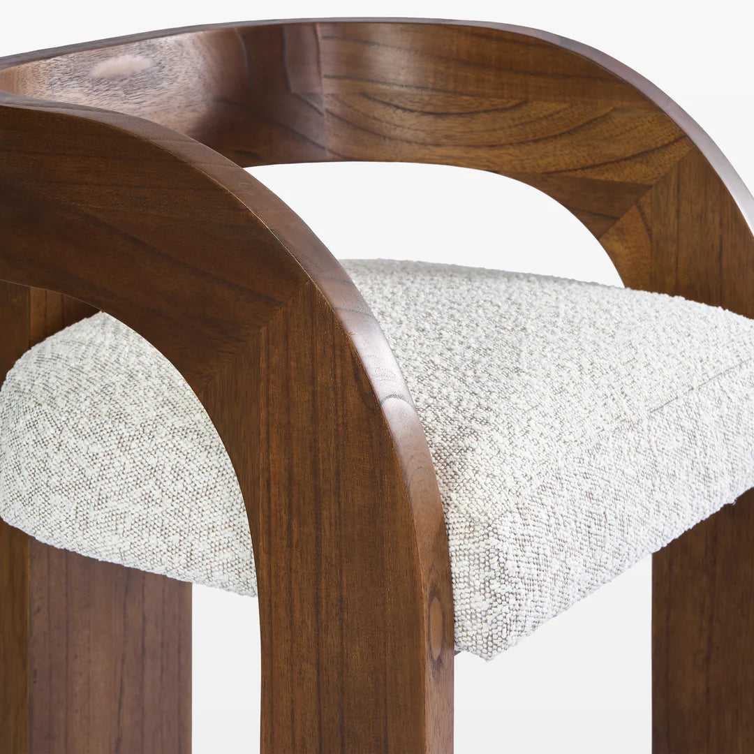 Marvi — Bar Stool by Maison Sauvage — view 4 | Amier Home