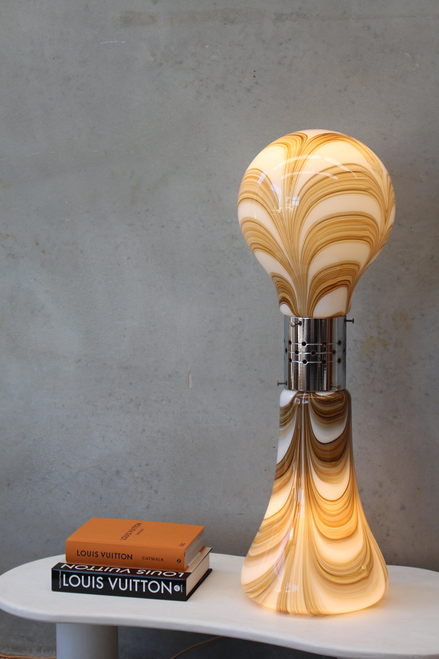 1970s Italian Brillo lamp by Carlo Nason Made in Murano, Venice