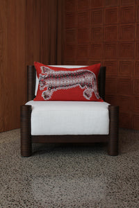 Red Tiger Cushion Cover | Jean Lurçat Collection jules pansu