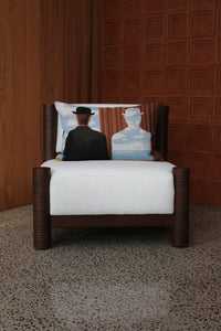 Decalcomania 1966 Cushion cover (René Magritte Collection) jules pansu