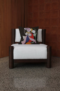 Woman With a Flower | Picasso Collection Cushion Cover jules pansu