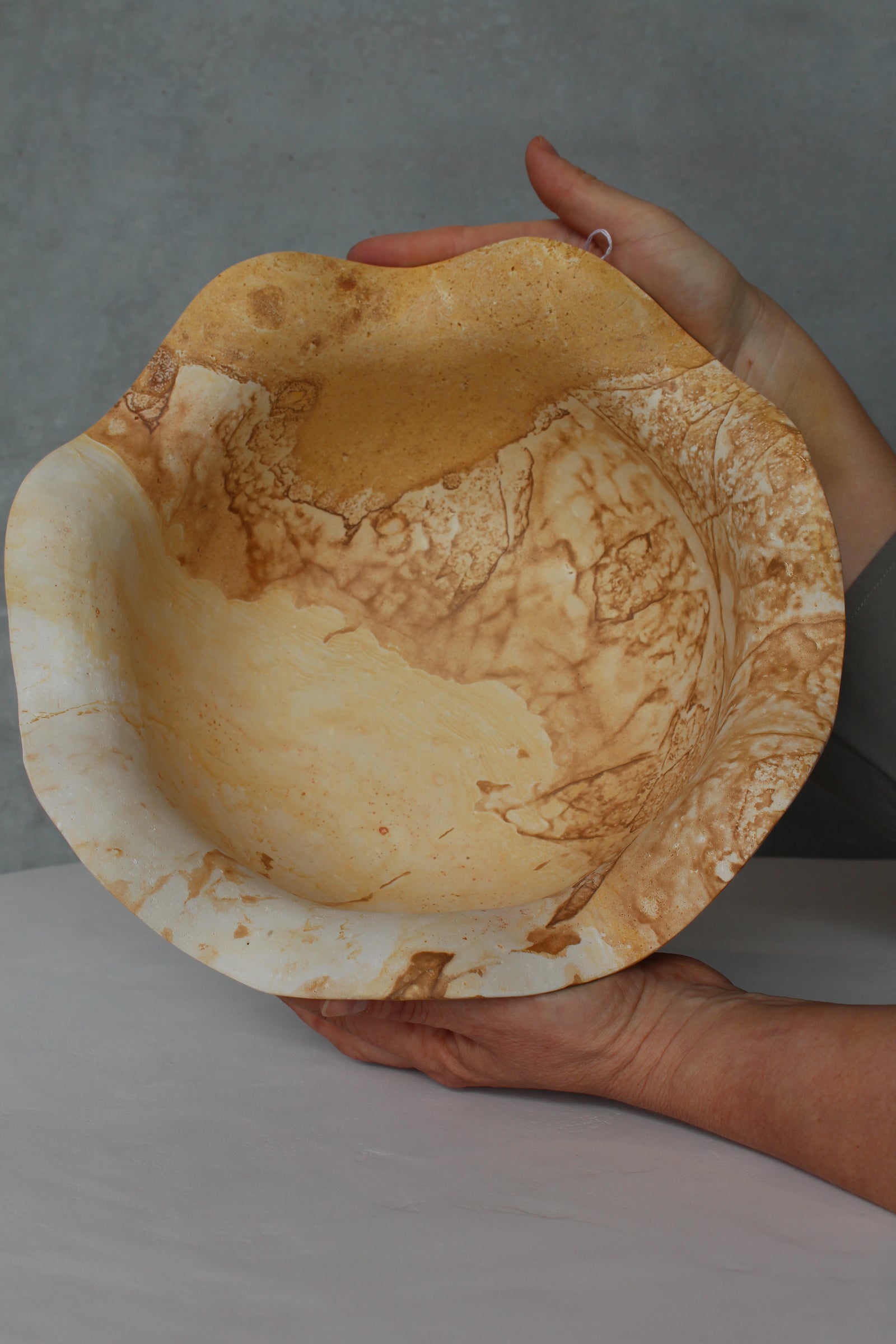 Bowl | Woodstone Petal Cita Mulya