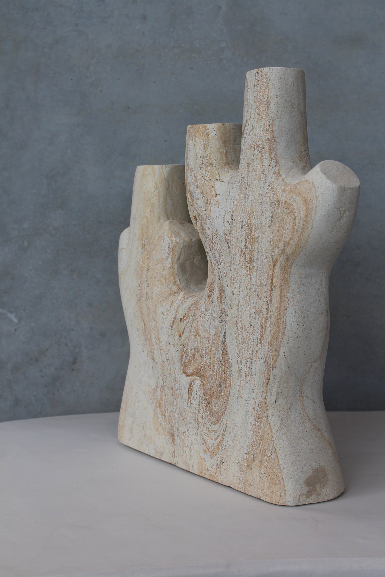 Candle Holder | Woodstone Coral Cita Mulya