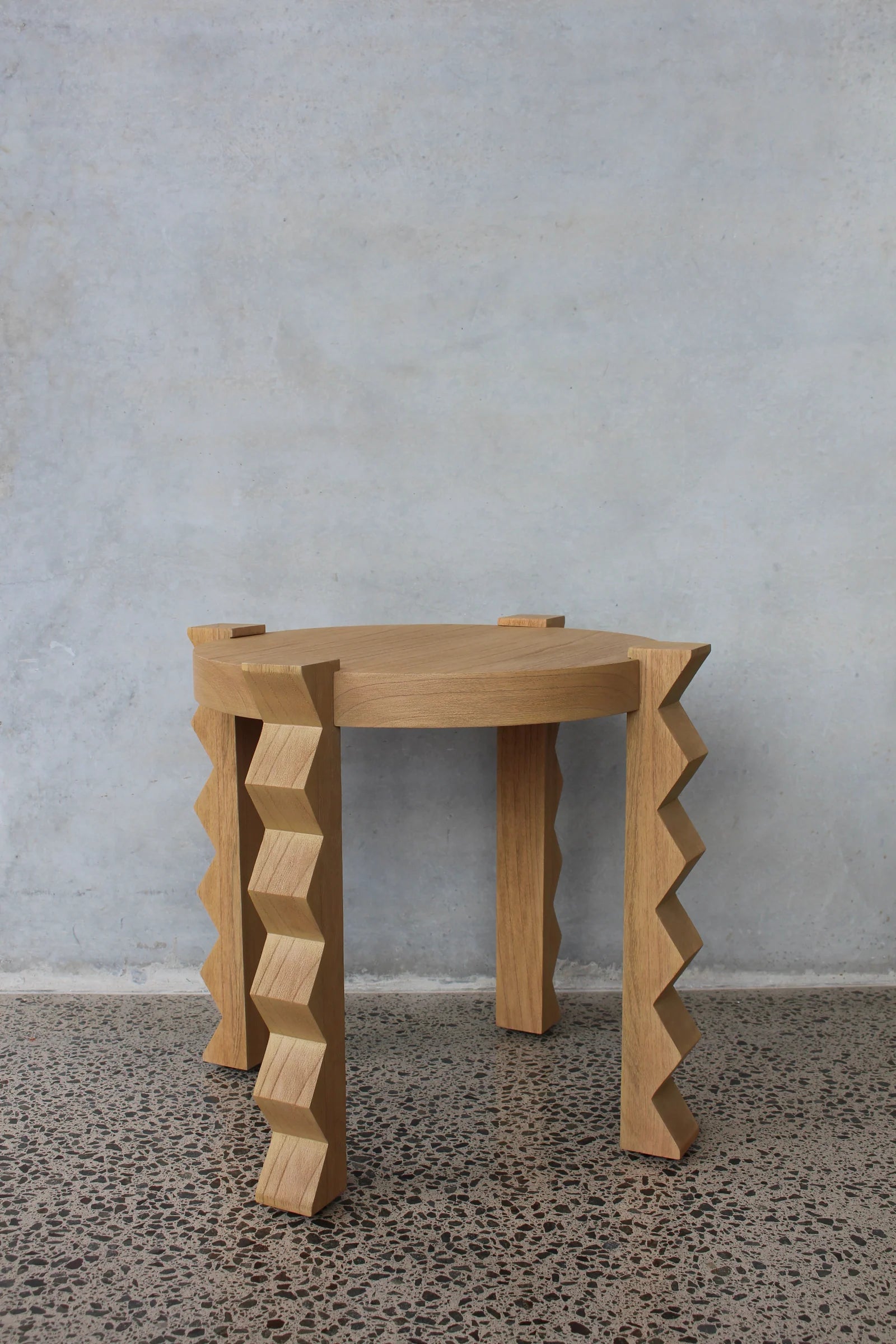 Zig Zag — Side Table by Maison Sauvage — view 3 | Amier Home