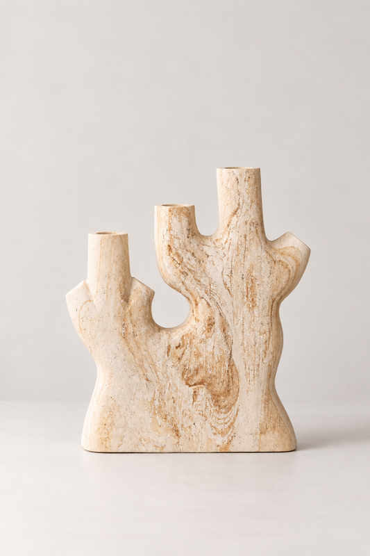 Candle Holder | Woodstone Coral