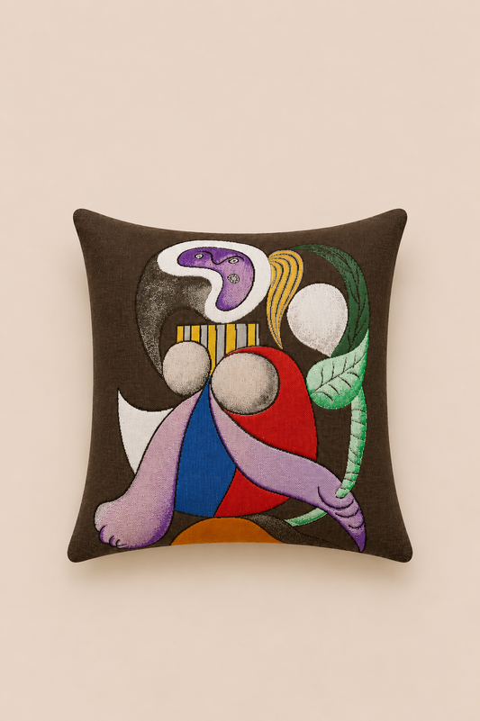 Woman With a Flower | Picasso Collection Cushion Cover