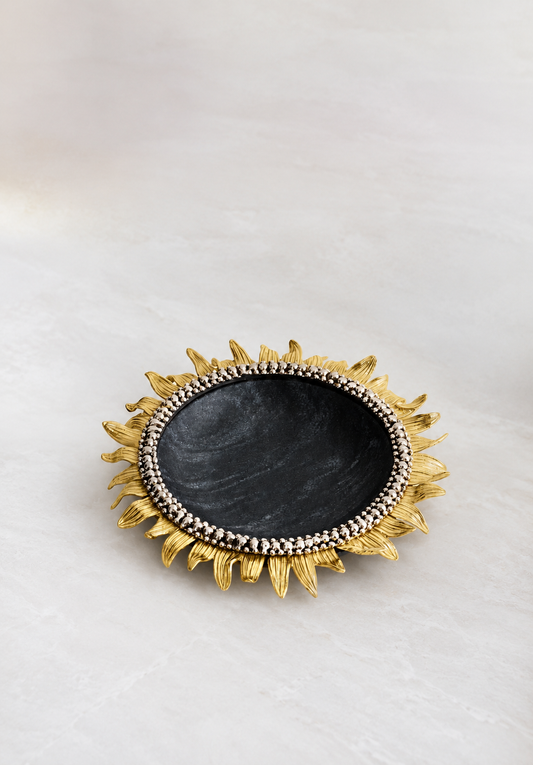 Sunflower Trinket Tray | Michael Aram