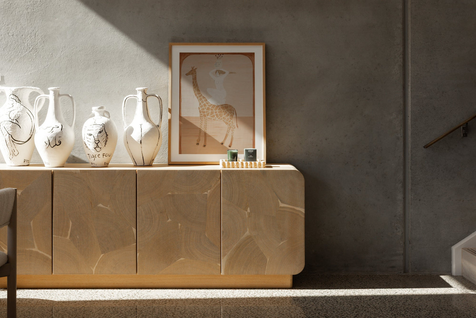 Omada — 4 Door Sideboard by Janish Home — view 5 | Amier Home