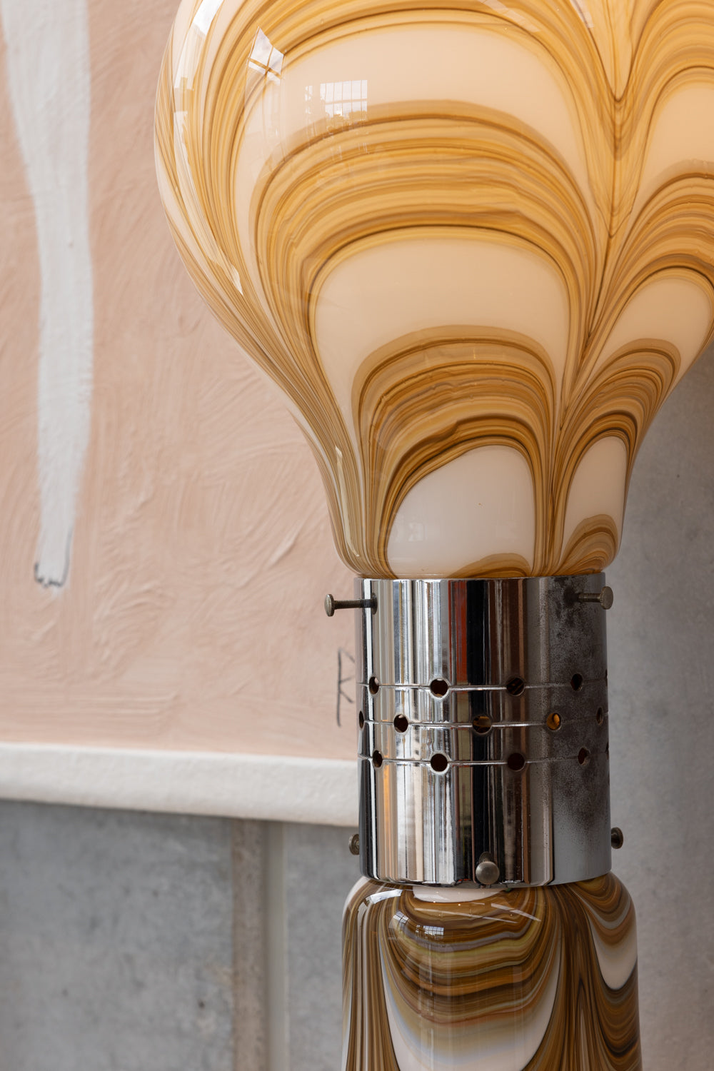 1970s Italian Brillo lamp by Carlo Nason Made in Murano, Venice