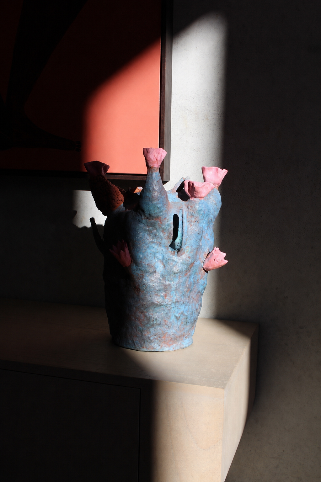 Blue Tree Vase | Handcrafted Sculpture