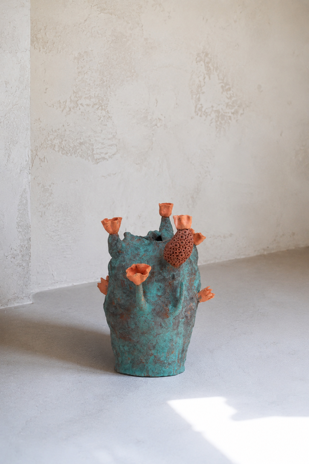 Blue Tree Vase — Handcrafted Sculpture by Nebula Craftwork | Amier Home