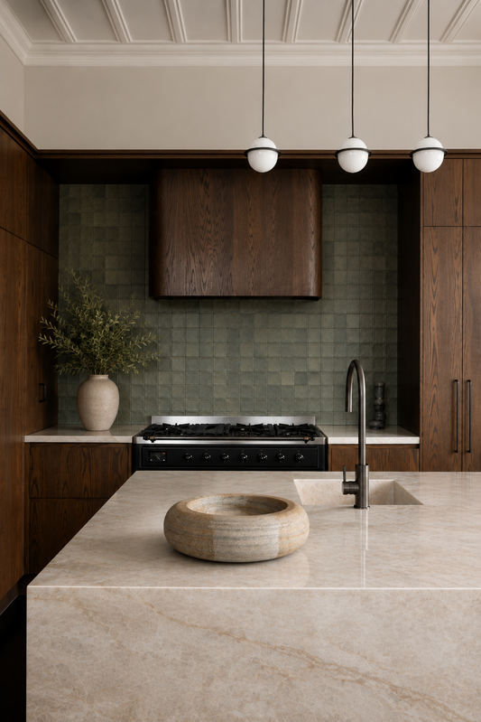 Round Tray | Limestone