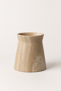 Vase — Woody Sandstone by Cita Mulya — view 2 | Amier Home
