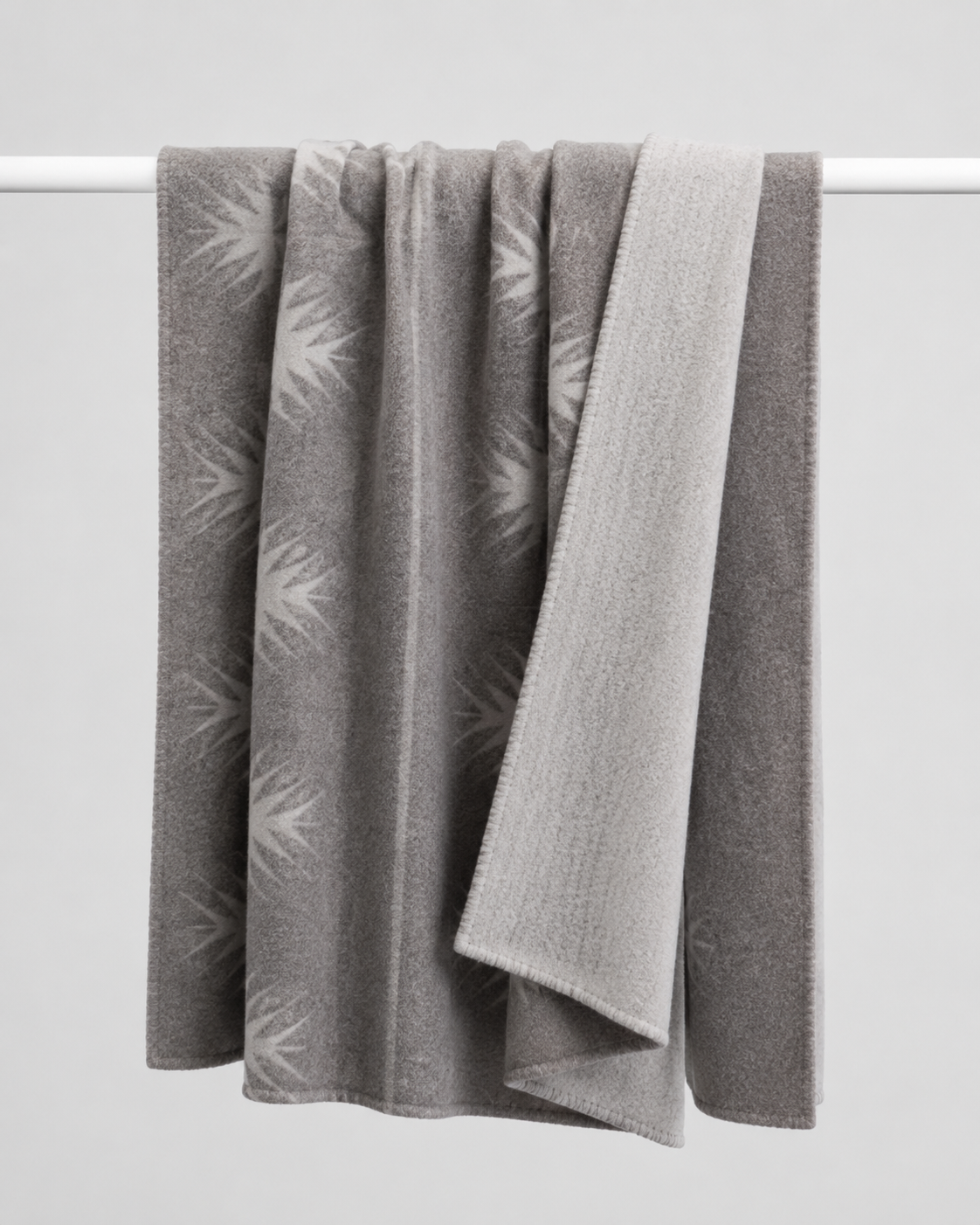 indy Texturized Throw grey Blanket