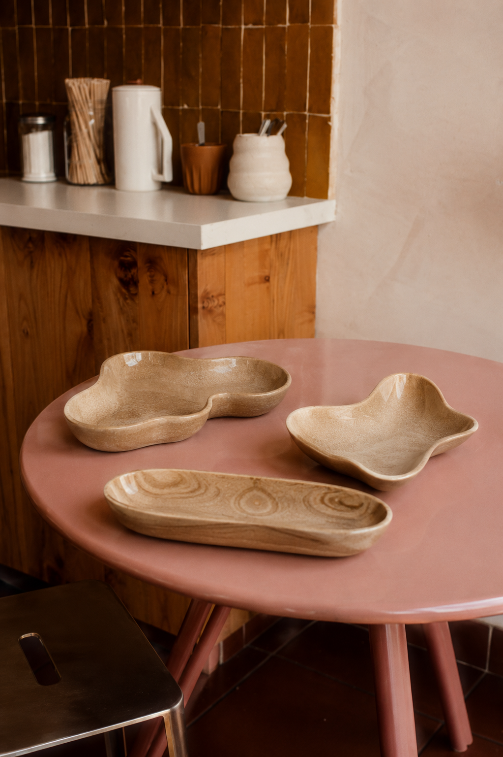 Sea Plate Decorative Bowl made of onyx stone