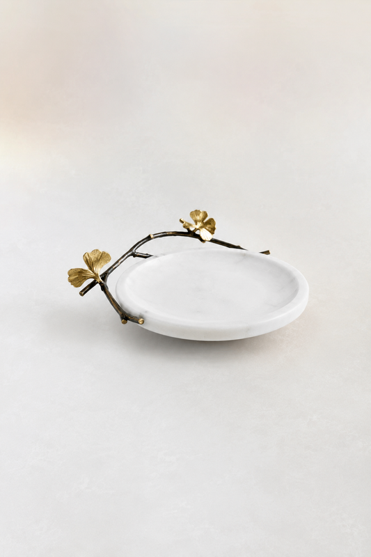 Butterfly Ginkgo Trinket Tray | Michael Aram