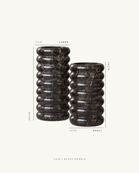 Vase | Black Marble