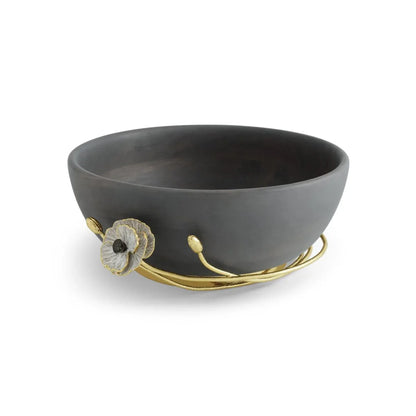 Anemone Wood Bowl | Michael Aram