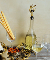 Wine Coaster and Stopper Set Michael Aram
