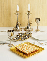 Palm Matzah Plate — Michael Aram — view 9 | Amier Home