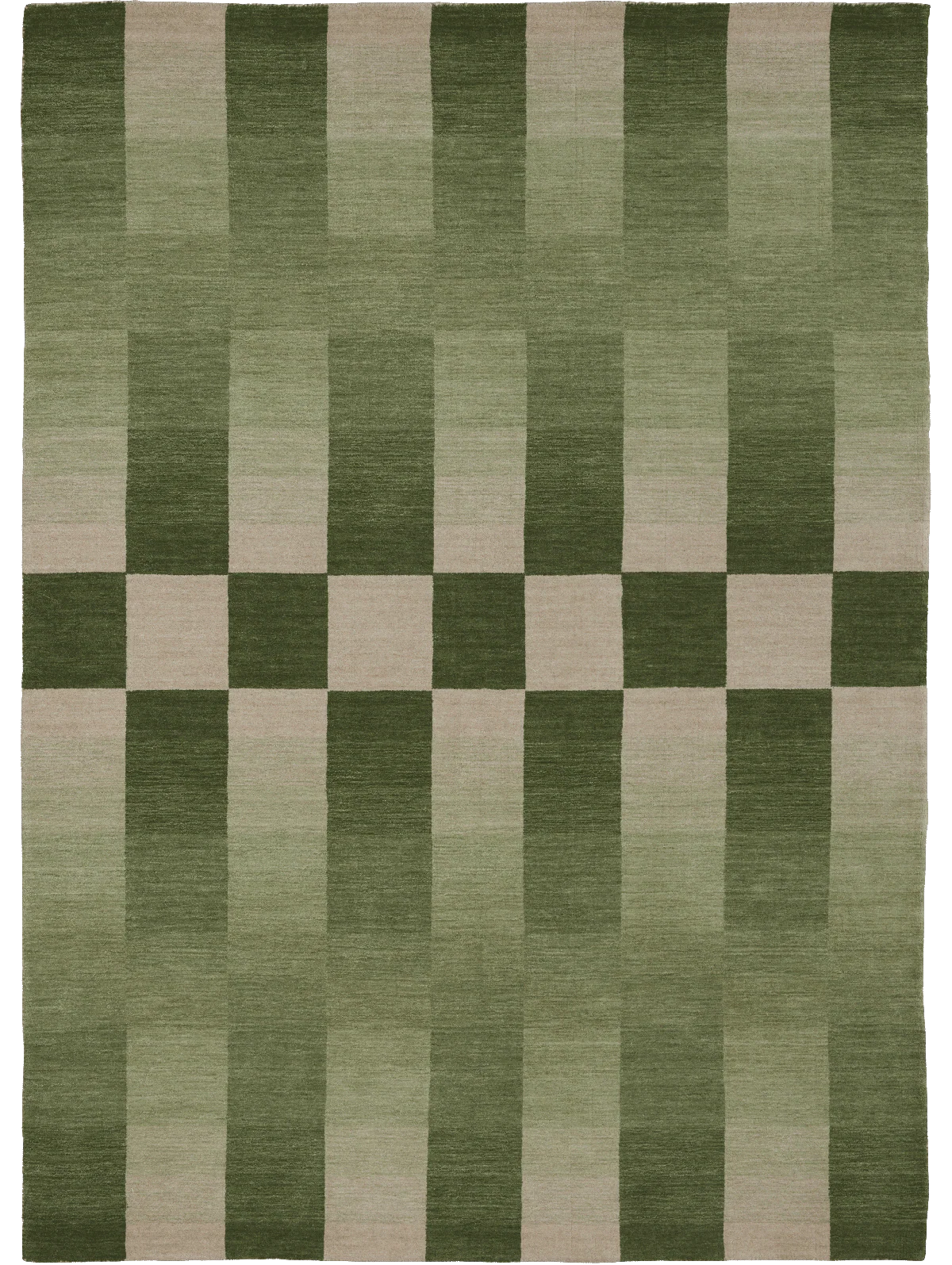 Astor Rug gren and beige 100% wool