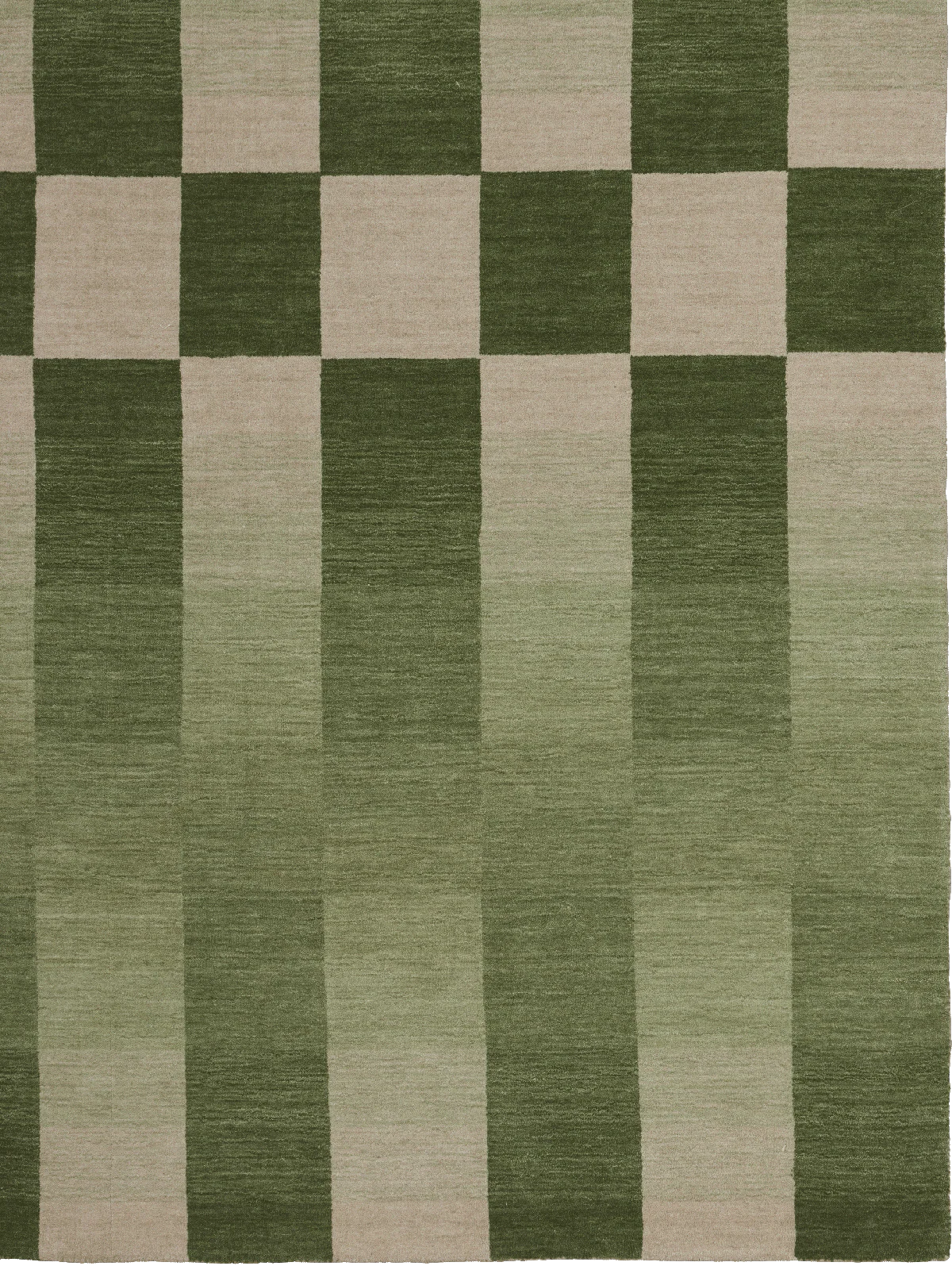 Astor Rug gren and beige 100% wool
