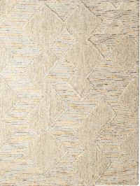Manhattan Rug 100% wool beige texturized